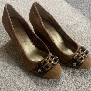 Cute brown wedges